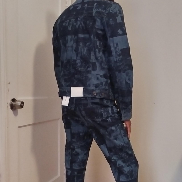 Daily Paper denim set (jacket, size small and jeans, size 30) - Picture 2 of 3